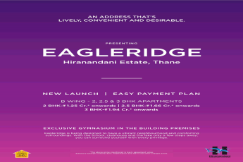 Launching Hiranandani Eagleridge with easy payment plan in Mumbai